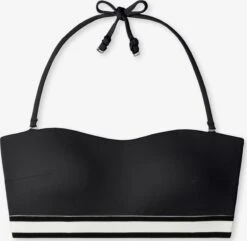 Schiesser Hauts De Bikinis Bandeaux Bandeau Hauts De Bikini Aqua Californian Dream Femme Noir
