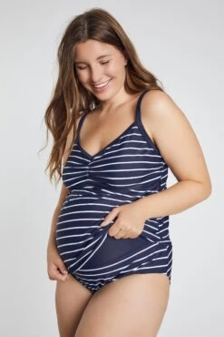 Ulla Popken Tankinis Tankini Femme Marine -Lumiere de Bikini Boutique bce709ad120da9c6ddf2c1170e04db11