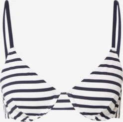 ESPRIT Bikinis à Armatures Soutien-gorge Invisible Bikini Femme Bleu Marine / Blanc