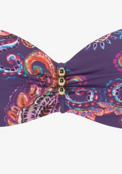 Bikinis à Armatures Bandeau Bikini Femme Violet Foncé -Lumiere de Bikini Boutique be638bfb9374891c3a8dc33458594659