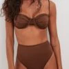 NA-KD Bas De Bikinis Bas De Bikini Femme Marron -Lumiere de Bikini Boutique beecbc2ce8c8ec2b9016b81a9ca270ee