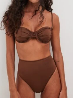 NA-KD Bas De Bikinis Bas De Bikini Femme Marron