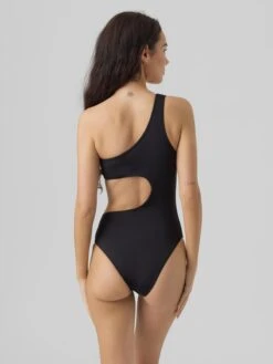 Vero Moda Maillots De Bain Une Pièce Bustier Maillot De Bain LEAH Femme Noir -Lumiere de Bikini Boutique c1354c23be901a73209663d2c88eff71