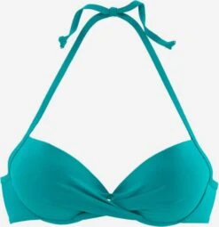 S.Oliver Hauts De Bikinis Push-up Push-up Hauts De Bikini Spain Femme Bleu