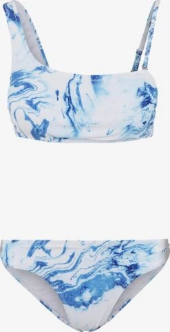 URBAN CLASSICS Grands Bonnets Bustier Bikini Femme Blanc