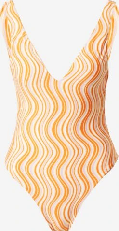 Seafolly Maillots De Bain Une Pièce Triangle Maillot De Bain Femme Abricot / Mandarine