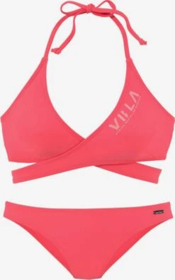 VENICE BEACH Bikini Sets Triangle Bikini Femme Rose