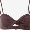 Hauts De Bikinis Bandeaux Bandeau Hauts De Bikini Felice Femme Marron