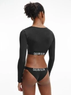 Calvin Klein Swimwear Hauts De Bikinis Bustiers Bustier Hauts De Bikini Intense Power Femme Noir -Lumiere de Bikini Boutique c7f817cf58c0559a8b23dd211683ea28
