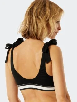 Schiesser Hauts De Bikinis Bustiers Bustier Hauts De Bikini Aqua Californian Dream Femme Noir -Lumiere de Bikini Boutique c91caf7c2204dbaa88602e5f754d4b97