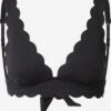 Hunkemöller Hauts De Bikinis Triangles Triangle Hauts De Bikini Scallop Femme Noir -Lumiere de Bikini Boutique c95a04796eac27d0fd5470897fb61991