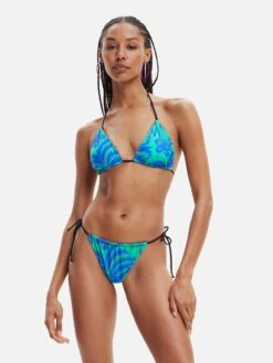 Desigual Hauts De Bikinis Triangles Triangle Hauts De Bikini Rush Femme Jade -Lumiere de Bikini Boutique c98bd2064121ef18dc24b5173879b6c8