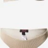 Bikinis Bandeaux Bandeau Bikini Femme Beige
