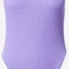 RIVER ISLAND Maillots De Bain Une Pièce Soutien-gorge Invisible Maillot De Bain Femme Violet Clair