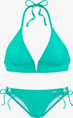 Grands Bonnets Triangle Bikini Femme Jade
