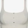 Calvin Klein Swimwear Hauts De Bikinis Bustiers Bustier Hauts De Bikini Femme Blanc