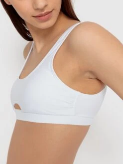 Hauts De Bikinis Bustiers Bustier Hauts De Bikini Gina Femme Blanc -Lumiere de Bikini Boutique d360f514607e4eb540a83e2b8d9ab9d6