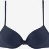 S.Oliver Hauts De Bikinis Avec Armatures Push-up Hauts De Bikini Spain Femme Bleu Marine