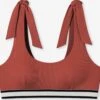 Schiesser Hauts De Bikinis Bustiers Bustier Hauts De Bikini Aqua Californian Dream Femme Rouge Rouille -Lumiere de Bikini Boutique d589d074e398b9c748d5562cad0778af