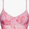 Calvin Klein Swimwear Hauts De Bikinis Bustiers Bustier Hauts De Bikini Authentic Femme Rose Chiné -Lumiere de Bikini Boutique d6245dbb138be905de97d61a28232473