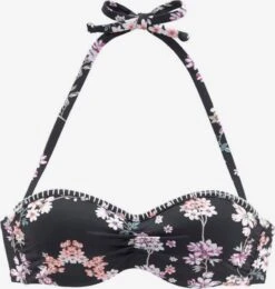 Sunseeker Hauts De Bikinis Triangles Triangle Hauts De Bikini Ditsy Femme Noir