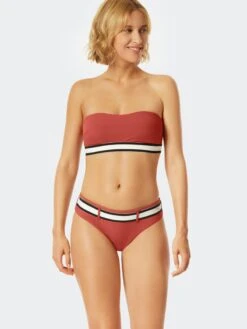Schiesser Bas De Bikinis Bas De Bikini Aqua Californian Dream Femme Rouge Rouille -Lumiere de Bikini Boutique d774928cb7a893913345407b836440d8
