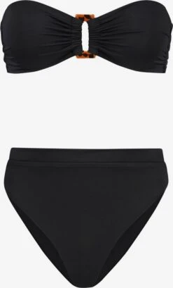 Shiwi Bikinis Bandeaux Bandeau Bikini ZOE Femme Noir