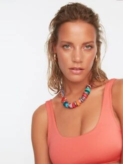 Trendyol Hauts De Bikinis Bustiers Bustier Hauts De Bikini Femme Saumon -Lumiere de Bikini Boutique d9d773f11ca97b4a18830c26de0bb3b5