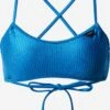 Calvin Klein Swimwear Hauts De Bikinis Bustiers Bustier Hauts De Bikini Femme Bleu
