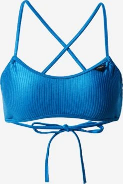 Calvin Klein Swimwear Hauts De Bikinis Bustiers Bustier Hauts De Bikini Femme Bleu