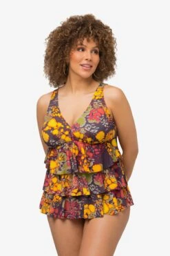 Ulla Popken Tankinis Soutien-gorge Invisible Tankini Femme Mélange De Couleurs -Lumiere de Bikini Boutique dcf792b564e4c00f21460e46ba9fbf32