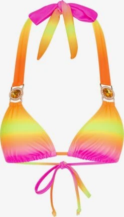Hauts De Bikinis Triangles Triangle Hauts De Bikini Club Tropicana Femme Mélange De Couleurs