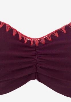 Buffalo Bikinis Bandeaux Bandeau Bikini Femme Aubergine -Lumiere de Bikini Boutique e0421d111a1d6201fc88977d9e840647