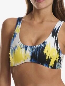 Wolford Hauts De Bikinis Bustiers Bustier Hauts De Bikini Scoop Neck Top Femme Bleu -Lumiere de Bikini Boutique e33af3344fc18ad38af14ef5b10e1030