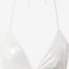 Calvin Klein Swimwear Hauts De Bikinis Triangles Triangle Hauts De Bikini Femme Gris Argenté -Lumiere de Bikini Boutique e37642a0240fd1ee8160afd2ae1beea9