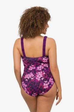 Ulla Popken Maillots De Bain Une Pièce Soutien-gorge Invisible Maillot De Bain Modelant Femme Aubergine -Lumiere de Bikini Boutique e438da73885bc7b0dfce580fe9e395e5