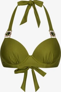 Hauts De Bikinis Avec Armatures Push-up Hauts De Bikini Amour Femme Olive