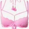 Hunkemöller Hauts De Bikinis Avec Armatures Balconnet Hauts De Bikini Scallop Femme Rose -Lumiere de Bikini Boutique e7fde3aae4643451b3fc497ce578c5c2