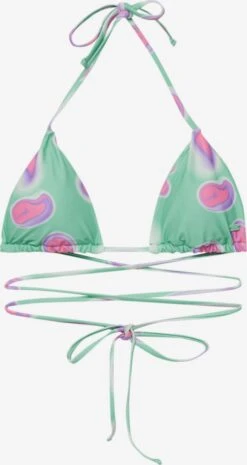 PULL & BEAR Hauts De Bikinis Triangles Triangle Hauts De Bikini Femme Jade