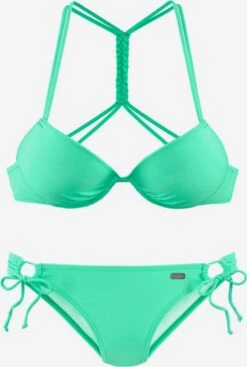 Buffalo Bikinis à Armatures Push-up Bikini Femme Menthe