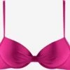 S.Oliver Hauts De Bikinis Avec Armatures Push-up Hauts De Bikini Spain Femme Rose -Lumiere de Bikini Boutique ed858b7a84594d2863381853e69ee386