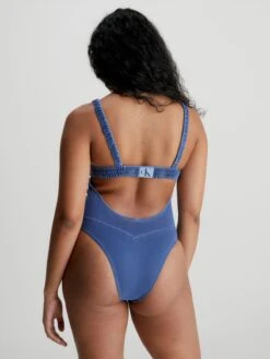 Calvin Klein Swimwear Maillots De Bain Une Pièce Soutien-gorge Invisible Maillot De Bain Femme Gentiane / Bleu Clair -Lumiere de Bikini Boutique ee32b38547fa1b4847191b00bae9310c