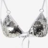 RIVER ISLAND Hauts De Bikinis Triangles Triangle Hauts De Bikini Femme Argent