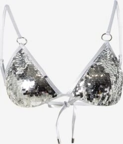 RIVER ISLAND Hauts De Bikinis Triangles Triangle Hauts De Bikini Femme Argent