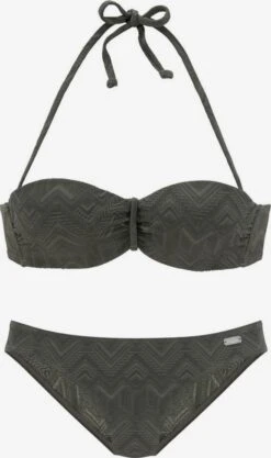 Buffalo Bikinis à Armatures Bandeau Bikini Femme Olive