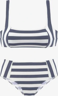 VENICE BEACH Bikinis Bustiers Bustier Bikini Femme Bleu Marine / Blanc