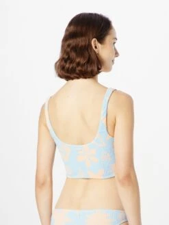 Roxy Grands Bonnets Soutien-gorge Invisible Hauts De Bikini Femme Bleu Clair -Lumiere de Bikini Boutique f416c31ac8ea1f2919f9904b2148f339