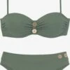Bikinis à Armatures Balconnet Bikini Femme Olive