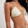 NA-KD Hauts De Bikinis Triangles Triangle Hauts De Bikini Femme Jaune Pastel -Lumiere de Bikini Boutique f7706707c5e2814f68321031fc5cc88e