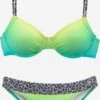 KangaRoos Bikinis à Armatures Soutien-gorge Invisible Bikini Femme Menthe